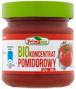 KONCENTRAT POMIDOROWY 22 % - 24 % BIO 185 g