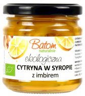 cytryna z imbirem w syropie