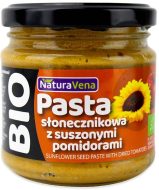 pasta słonecznikowa z suszonymi pomidorami